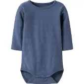 Name it Body I/e - NbmDenzel - Vintage Indigo - - 1 år (80) - Langermet Body