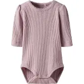 Name it Body I/e - Rib - NbfRosally - Minnesmerke Lilac m. Glitt - - 56 - Langermet Body