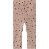 Name it Leggings - Ull - Noos - NbfWang - Shadow Grå/Small flyt - - 1 år (80) - Leggings - Ull