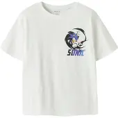 Name it T-skjorte - NkmFitus - Sonic - Bright White - - 11-12 år (146-152) - T-skjorte