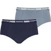 Puma Hipsters - Mini Shorts - 2-pack - Native Blue - - XS - Xtra Small - Hipsters