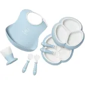 BabyBjörn Spisesett - 8 Deler - Pastellblå - - OneSize - Spisesett