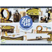 Djeco Kulebane - 45 Deler - Zig &amp; Go - Wood - - OneSize - Kulebane