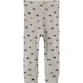 Name it Leggings - Ull - Rib - Noos - NbmWang - Perlemoraktig Cl - - 62 - Leggings - Ull