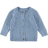 Smallstuff Cardigan - Ull - Lyseblå - - 80/86 - Cardigan