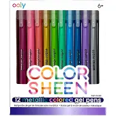 Ooly Tusjer - Fargeglans Metallic Gel - 12 stk. - - OneSize - Tusj