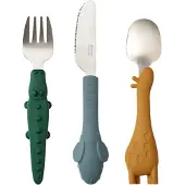 Liewood Barnebestikk - Tove Cutlery Set - Golden Caramel Mix - - OneSize - Bestikk