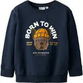 Name it Collegegenser - NmmRiguna - Navy Blazer - - 2 år (92) - Collegegenser