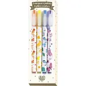 Djeco Tusjer - 4 stk. - Flerfarget m. Glitter - - OneSize - Tusj