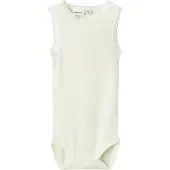 Name it Body u/e - Ull - NbfWang - Snow White m. Hullmønster - - 62 - Body uten ermer