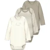 Name it Body I/e - Noos - NbnBody - 3-pack - Ren kasjmir - - 56 - Langermet Body