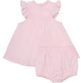 Minymo Kjole m. Bloomers - Light Rose - - 74 - Kjole