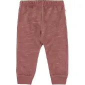 Joha Leggings - Ull/Bambus - Mørk Rose - - 120 - Leggings - Ull