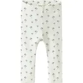 Lil´ Atelier Lil' Atelier Leggings - NbfGayo - Coconut Melk/Bell Flower - - 56 - Leggings