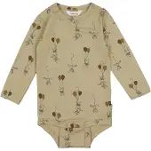 Joha Body I/e - Ull - Beige m. Kaniner - - 100 - Langermet Body