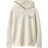 LMTD Hettegenser - NlnHjelp - Antique White/Jolly Green/Svart - - 15-16 år (170-176) - Hettegenser