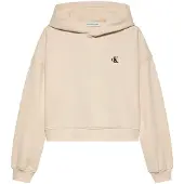 Calvin Klein Hettegenser - Håndskrift Logo - Turteldue - - 10 år (140) - Hettegenser