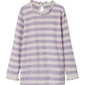 Name it Genser - NmfPrakula - Lavendula/Bright White - - 4 år (104) - Genser