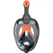 Seac Snorkelmaske - Unica - Svart/Oransje - - S/M - Dykkermasker