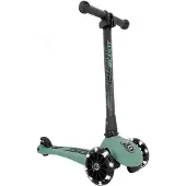 Scoot & Ride Highway Kick 3 - LED - Forest - - OneSize - Sparkehjul