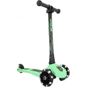 Scoot & Ride Highway Kick 3 - LED - Kiwi - - OneSize - Sparkehjul
