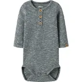 Name it Body I/e - Rib - NbmDerry - Navy Blazer - - 1 år (80) - Langermet Body