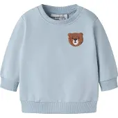 Name it Collegegenser - NbmDaddel - Blue Tåke - - 74 - Collegegenser