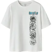 Name it T-skjorte - Noos - NkmMod - Bright White/Fortnite - - 9-10 år (134-140) - T-skjorte