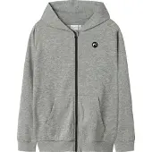 Name it Cardigan - Noos - Svette - NkmVimo - Grå Melert - - 7-8 år (122-128) - Cardigan
