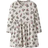 Name it Kjole - NmfDoritta - Peyote Melange - - 3 år (98) - Kjole