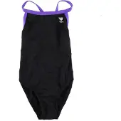 Tyr Badedrakt - Hexa Diamondfit - Svart/Lilla - - 128 - Badetøy