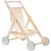 Kids Concept Dukkevogn - Naturlig - - OneSize - Dukkevogn