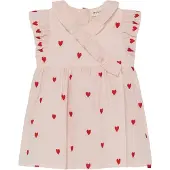Minymo Kjole - Bomullspoplin - Peach Blush - - 62 - Kjole