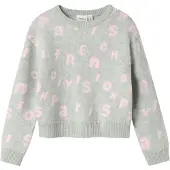 Name it Genser - Strikk - NmfOline - Light Grey Melange - - 3 år (98) - Genser