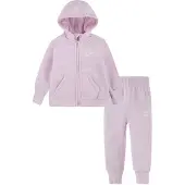 Nike Joggedress - Cardigan/Joggebukser - Rosa Skum - - 18 md - Joggedress