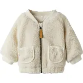 Lil´ Atelier Lil' Atelier Bomber Jakke - NbnLajo - Turtledove/Rainbow - - 56 - Fleecejakke