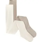 Minymo Sokker - 2-pack - Taupe - - 104/110 - Strømpebukser