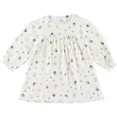 Joha Kjole - Off White m. Trykk - - 110 - Kjole