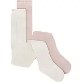 Minymo Strømpebukser - 2-pack - Shell - - 68/74 - Strømpebukser
