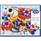 Adlibris Kreativt leker - POMPOMS Collage - Atelier Pompoms - - OneSize - Kreativt leker