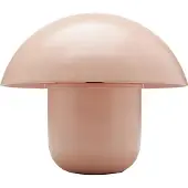 Kare Mushroom bordlampe, oransje, stål, høyde 27 cm