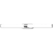 Briloner LED-vegglampe Runt, lengde 60 cm, krom, 4000 K, IP44