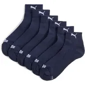 Puma Quarter Socks (3 Pack) Unisex, Clothing, Navy, 43-46