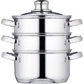 Kitchencraft Rustfritt Stål Tre-lags Dampkoker