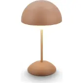 Briloner LED-bordlampe med batteri Kugle, brun, metall, IP44, dimbar