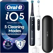 Oral-B Elektrisk tannbørste iO5 Matt Black/QuiteWhite Duo