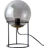 Dyberg Larsen Moon bordlampe med glasskule røyk