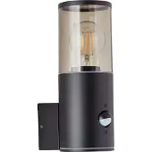 Brilliant Utendørs vegglampe Sergioro, 1 lyskilde med sensor