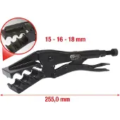Ks Tools Spezial-Klemm-Gripzange, Ø 15-18 mm (450.0352)