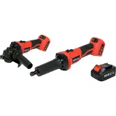 YATO GRINDERS 18V Sett med 2 stk.. hjørne + RETT 1x4,0Ah